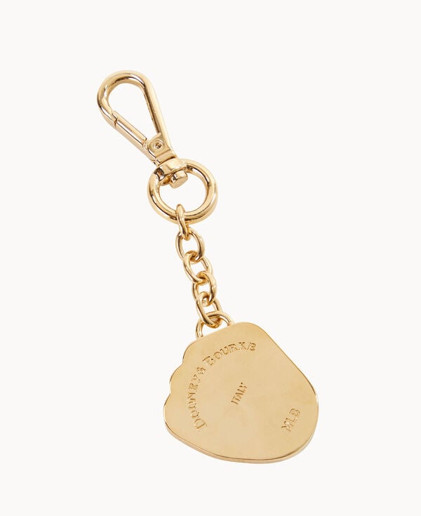 Dooney & Bourke MLB Milwaukee Brewers Pendant Key Chain Gold