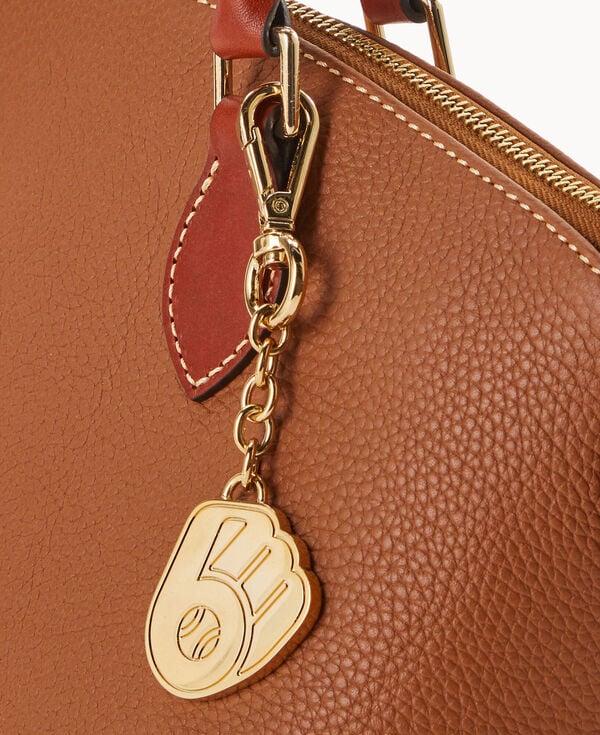 Dooney & Bourke MLB Milwaukee Brewers Pendant Key Chain Gold