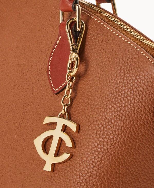 Dooney & Bourke MLB Minnesota Twins Pendant Key Chain Gold