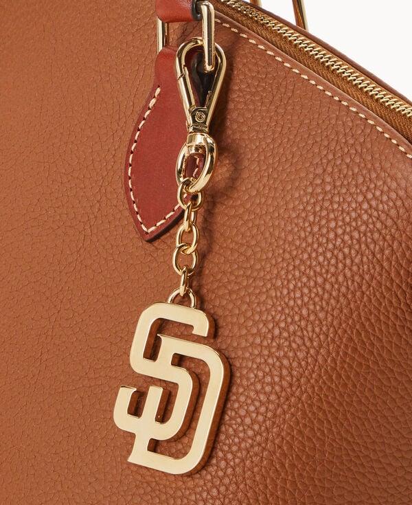 Dooney & Bourke MLB San Diego Padres Pendant Key Chain Gold