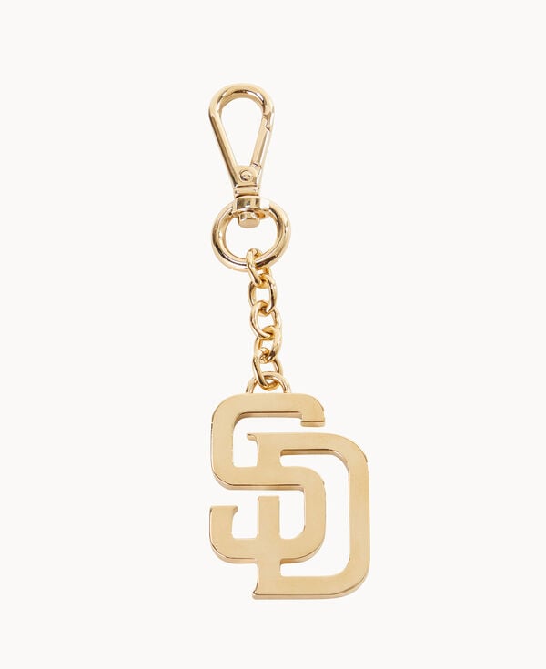 Dooney & Bourke MLB San Diego Padres Pendant Key Chain Gold