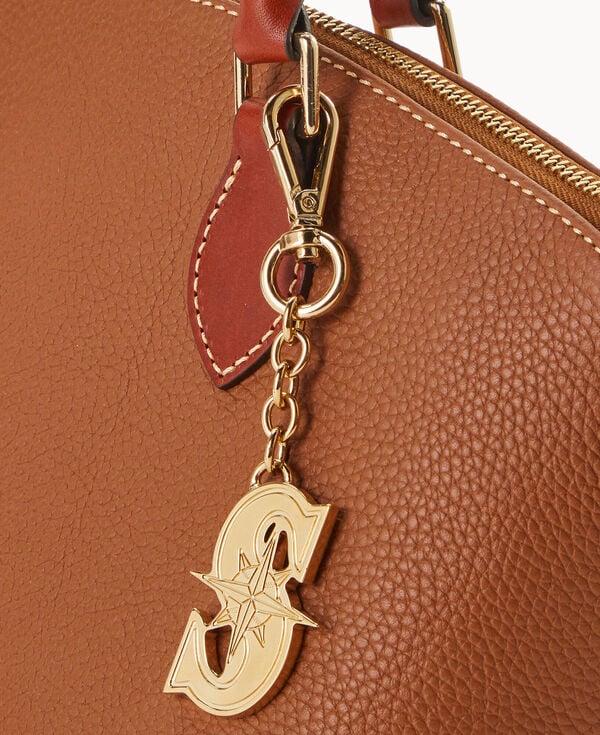 Dooney & Bourke MLB Seattle Mariners Pendant Key Chain Gold