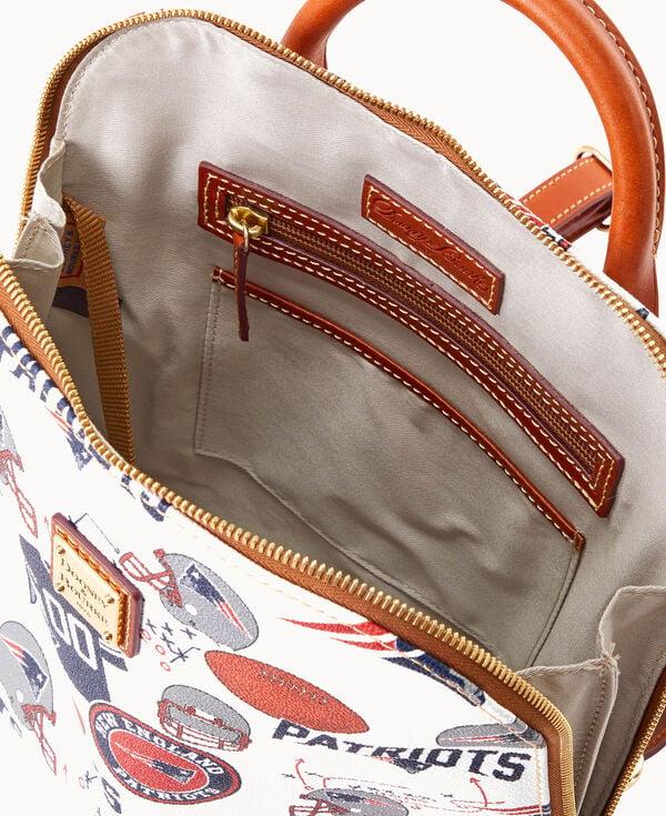 Dooney & Bourke NFL Patriots Zip Pod Backpack White Multi