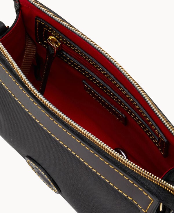 Dooney & Bourke Nylon Small East West Crossbody Black Black