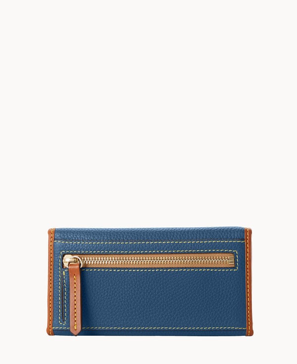 Dooney & Bourke Pebble Grain Continental Clutch Jeans