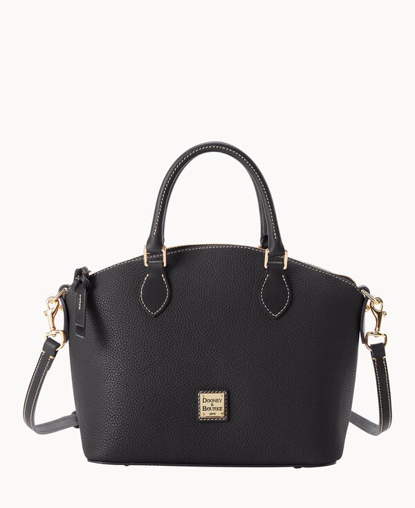 dooney & bourke Pebble Grain Geena Satchel Black Black