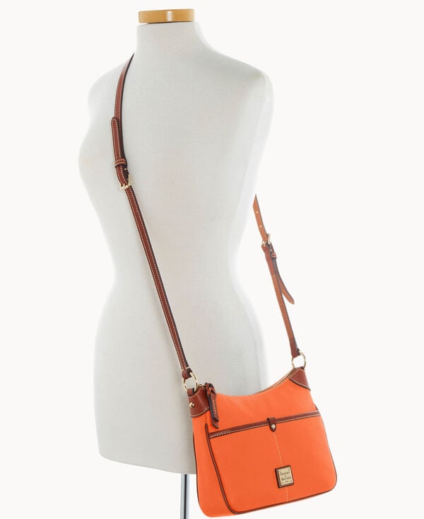Dooney & Bourke Pebble Grain Small Kimberly Crossbody Coral