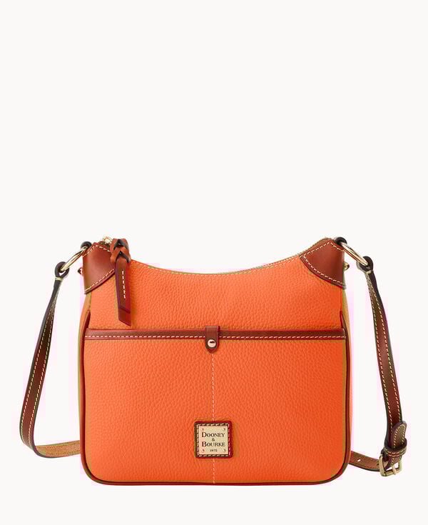 dooney & bourke Pebble Grain Small Kimberly Crossbody Coral