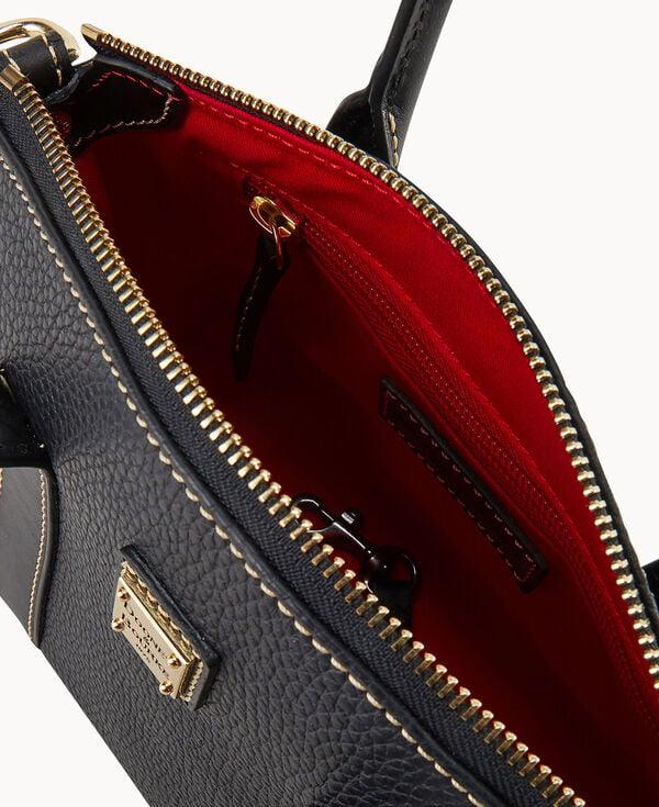 Dooney & Bourke Pebble Grain Small Madeline Satchel Black Black