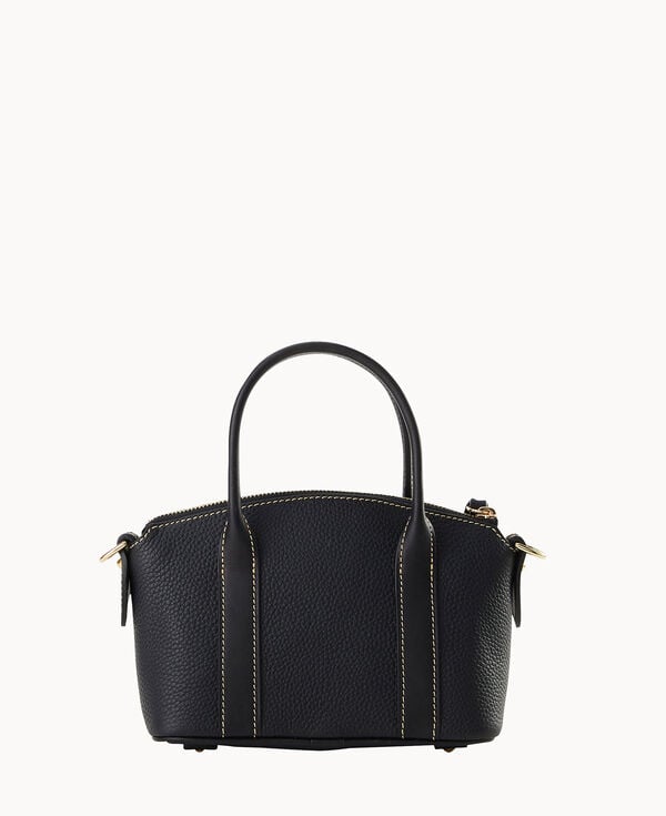 Dooney & Bourke Pebble Grain Small Madeline Satchel Black Black