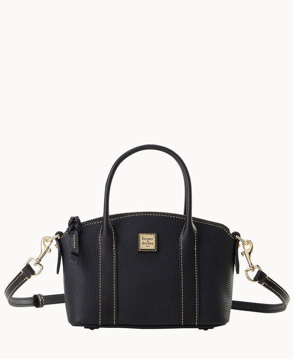 dooney & bourke Pebble Grain Small Madeline Satchel Black Black