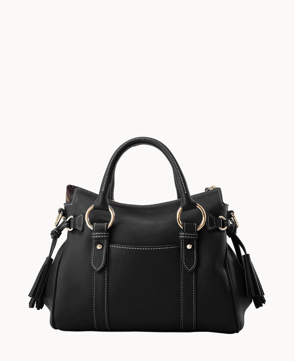 Dooney & Bourke Penrose 2 Satchel 30 With Pocket Black