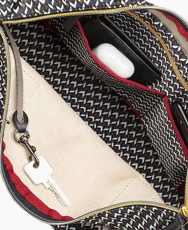 Dooney & Bourke Roberta Pieri Tatami Classic Large Robertina Tote Midnight Blue