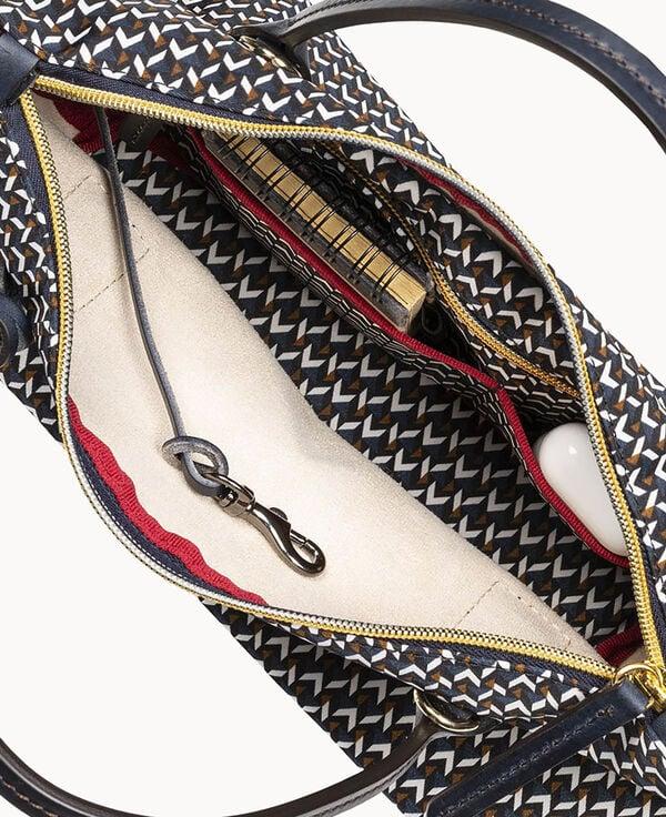 Dooney & Bourke Roberta Pieri Tatami Classic Mini Robertina Tote Midnight Blue