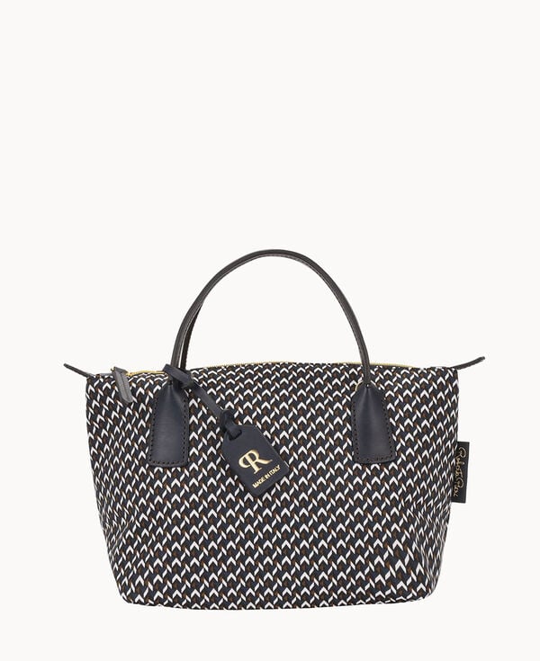 dooney & bourke Roberta Pieri Tatami Classic Mini Robertina Tote Midnight Blue