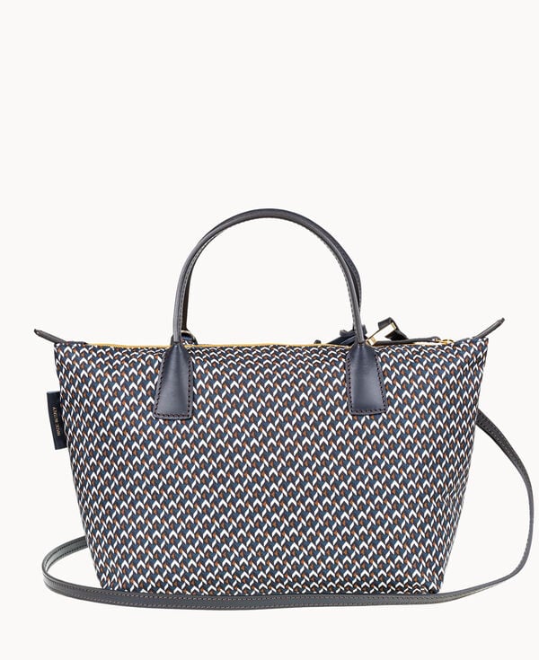 Dooney & Bourke Roberta Pieri Tatami Classic Small Robertina Tote Midnight Blue