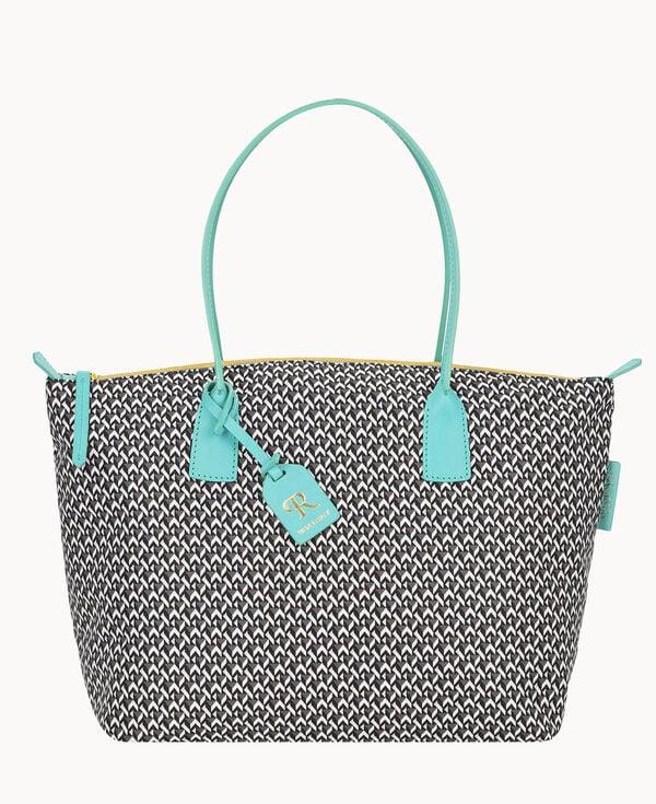 dooney & bourke Roberta Pieri Tatami Fun Large Robertina Tote Aqua
