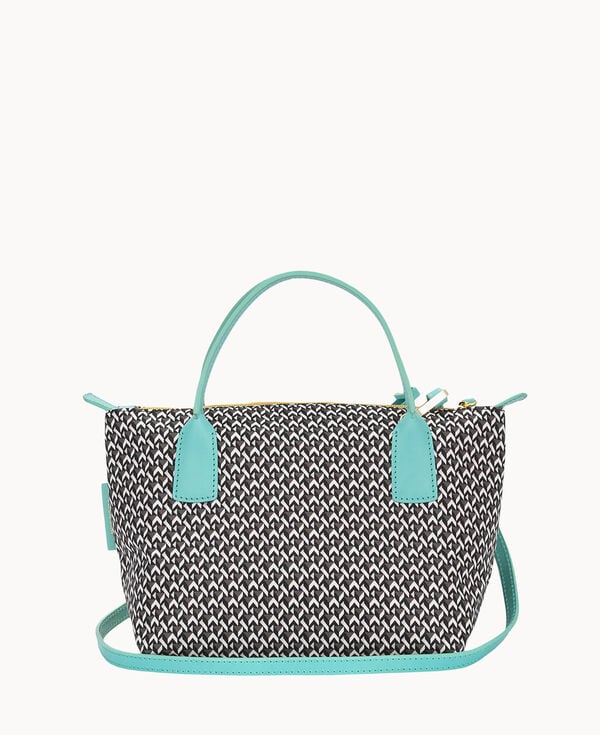 Dooney & Bourke Roberta Pieri Tatami Fun Mini Robertina Tote Aqua