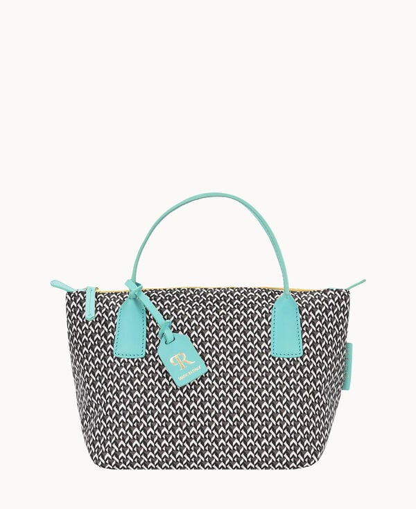 dooney & bourke Roberta Pieri Tatami Fun Mini Robertina Tote Aqua