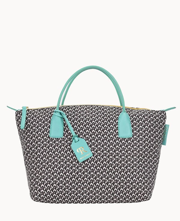 dooney & bourke Roberta Pieri Tatami Fun Small Robertina Tote Aqua
