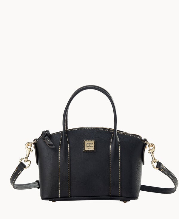 dooney & bourke Saffiano Small Madeline Satchel Black