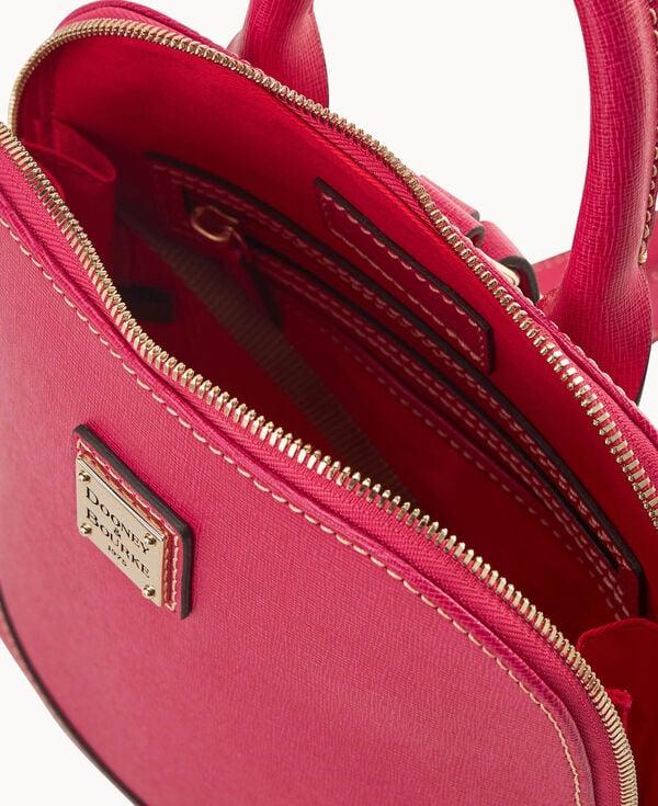 Dooney & Bourke Saffiano Small Zip Pod Backpack Hot Pink