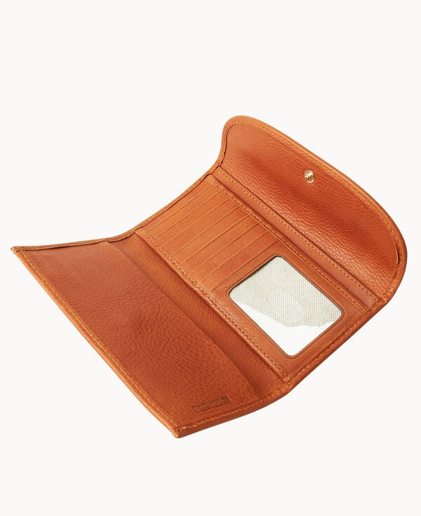 Dooney & Bourke Zebra Leather Continental Clutch Zebra