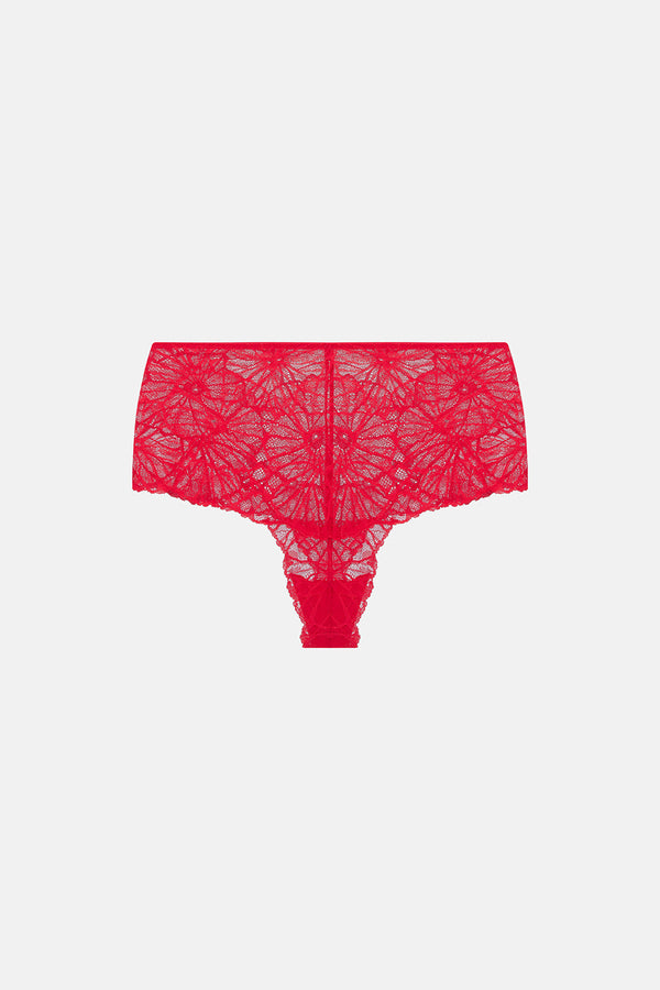 Dora Larsen Bea Graphic Lace High Waist Knicker