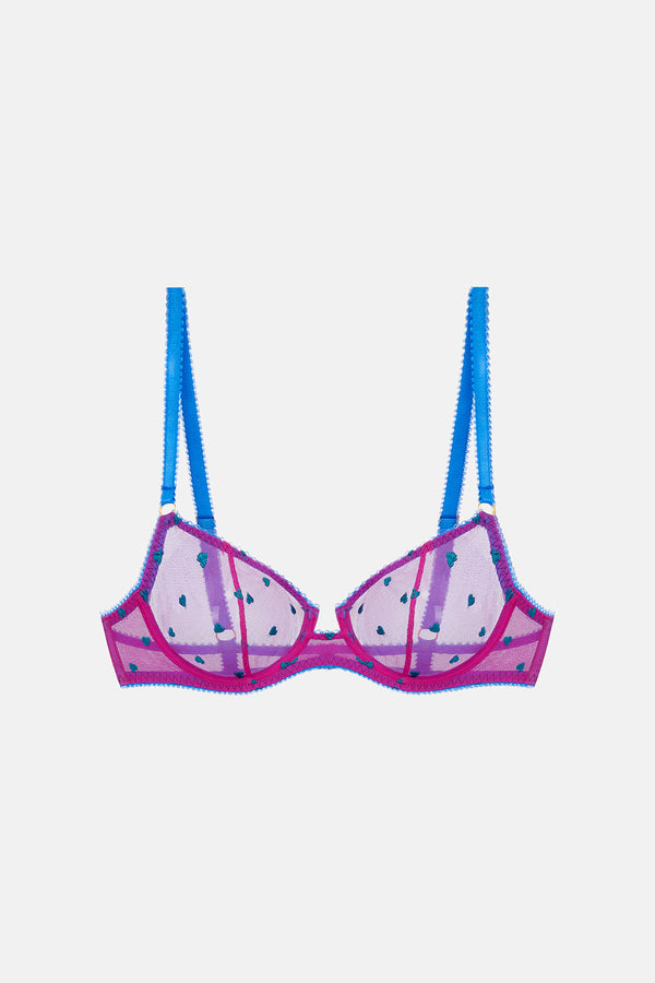 Dora Larsen Mabel Heart Embroidery Underwire Bra