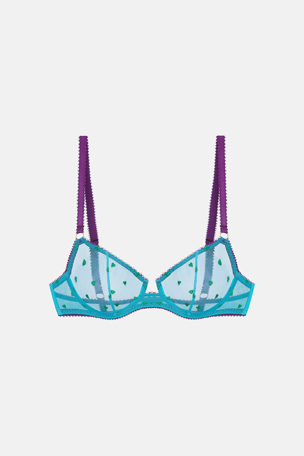 Dora Larsen Nelle Heart Embroidery Underwire Bra