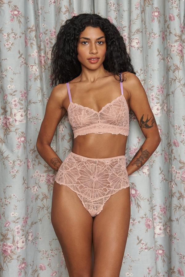 dora larsen Noa Graphic Lace Bralette