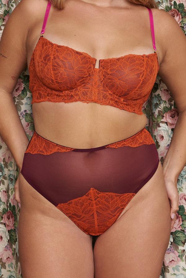 dora larsen Siena Lace High Waist Knicker