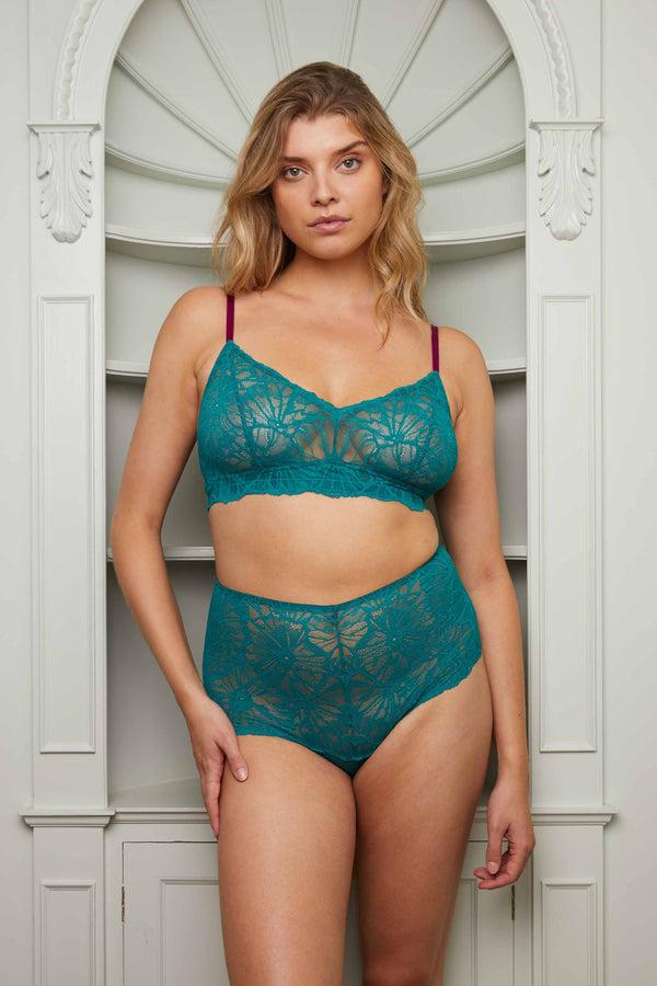 Dora Larsen Simone Graphic Lace High Waist Knicker