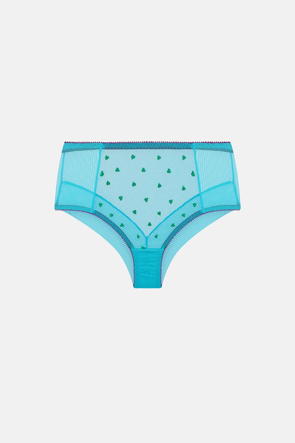 Dora Larsen Nelle Heart Embroidery High Waist Knicker