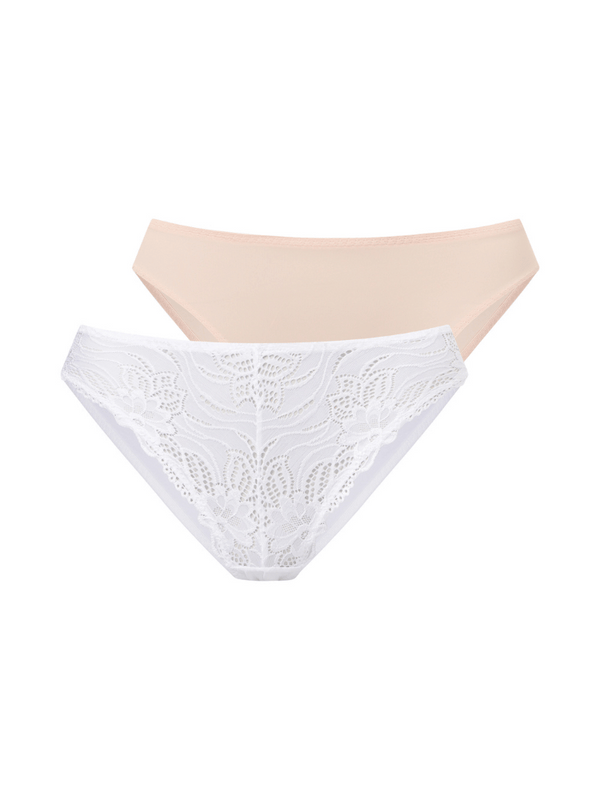 dorina 2 PACK ANGIE BRIEF WHITE/BEIGE