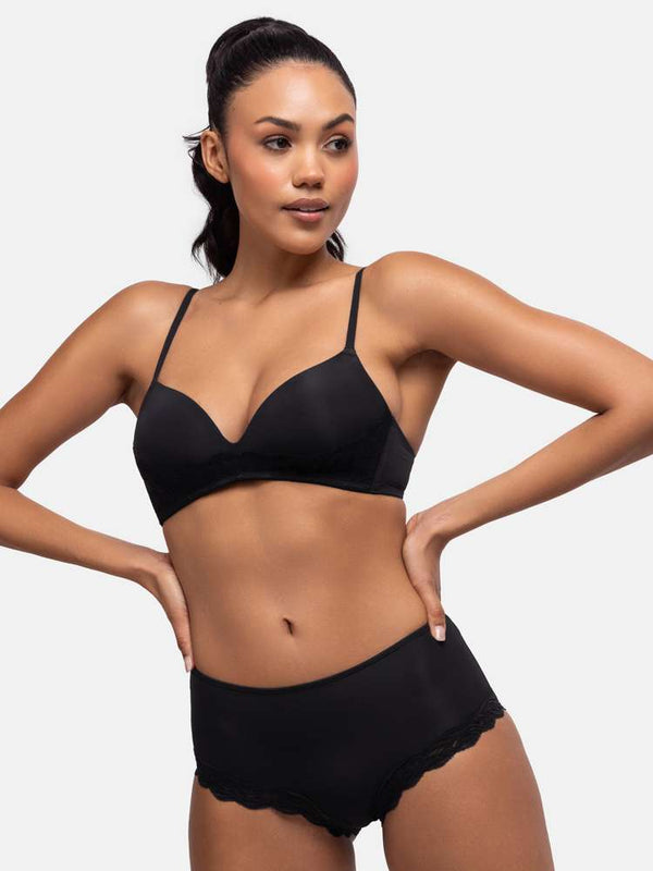 Dorina 2 PACK FILI SOFT BRA BEIGE/BLACK