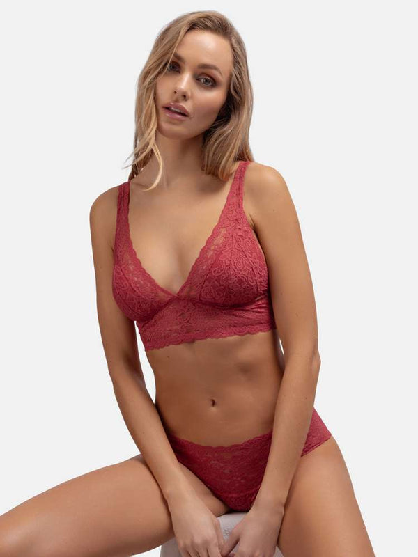 Dorina 2 PACK LANA PADDED BRALETTE CORAL/BLACK