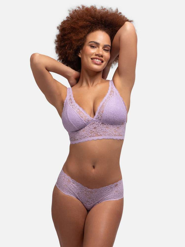Dorina 2 PACK LANA PADDED BRALETTE PURPLE/IVORY