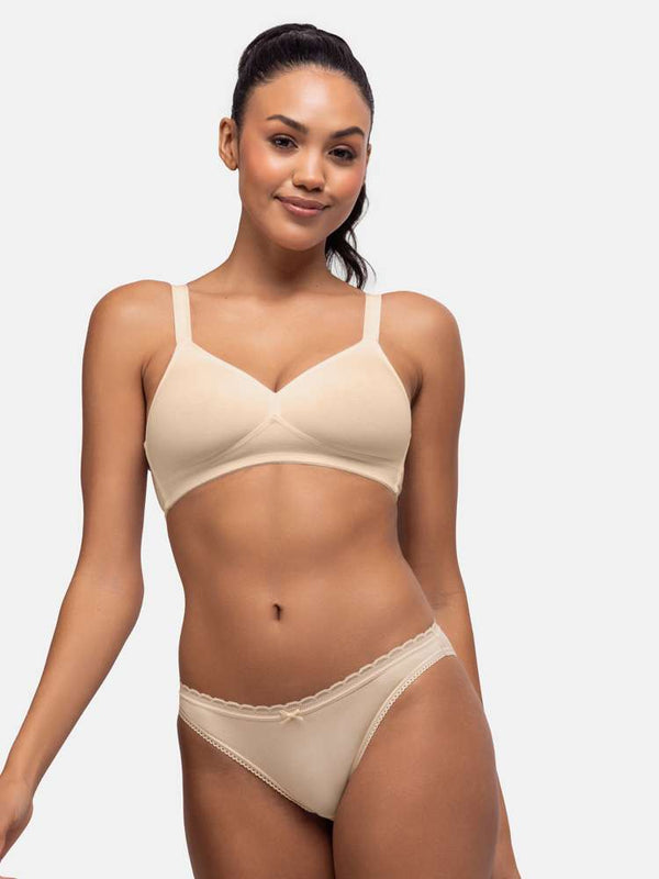 Dorina 3 PACK NAOMI BRIEF IVORY/BEIGE/BLACK