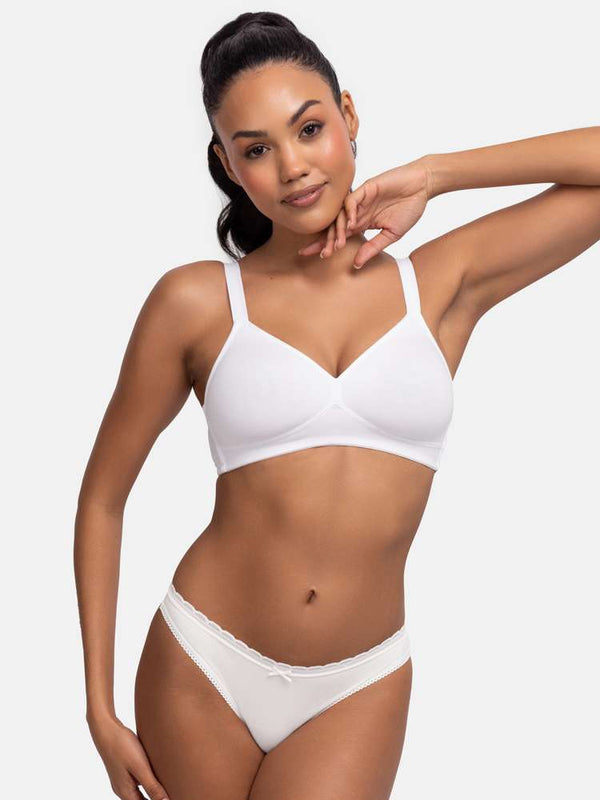 Dorina DANIELA NON PADDED BRALETTE WHITE WHITE