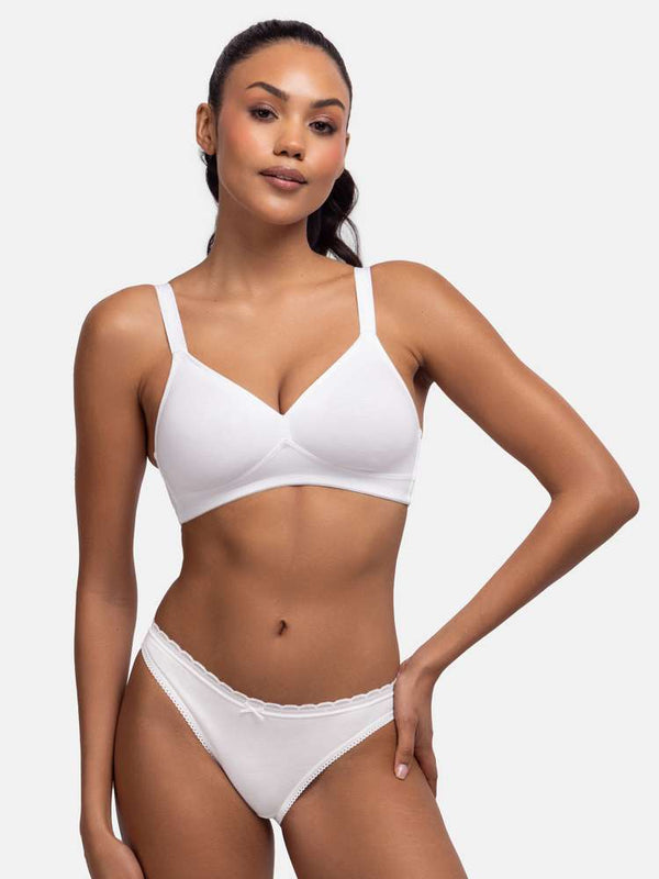 Dorina DANIELA NON PADDED BRALETTE WHITE WHITE