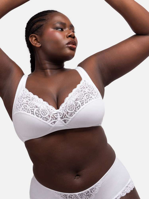 Dorina GEORGINA NON PADDED BRALETTE WHITE WHITE