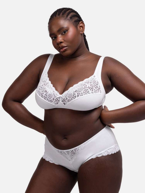 Dorina GEORGINA NON PADDED BRALETTE WHITE WHITE