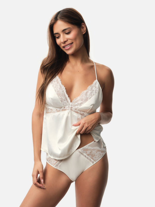 Dorina LYRA SATIN HIPSTER CLASSIC IVORY