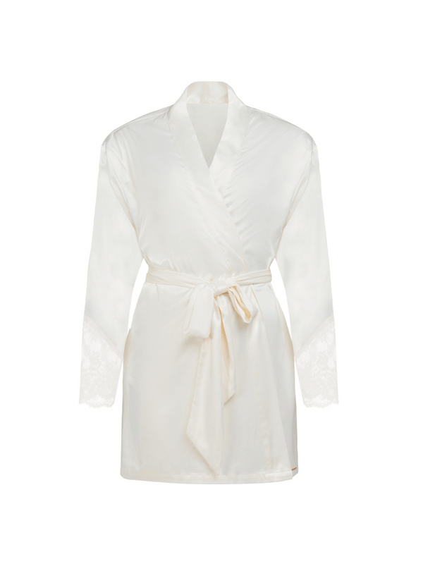 dorina LYRA SATIN KIMONO IVORY