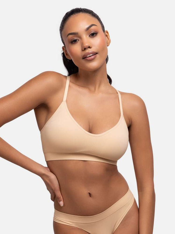 Dorina REVIVE BRALETTE WITH REMOVABLE CUPS BEIGE