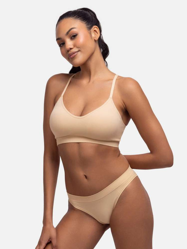 Dorina REVIVE BRALETTE WITH REMOVABLE CUPS BEIGE