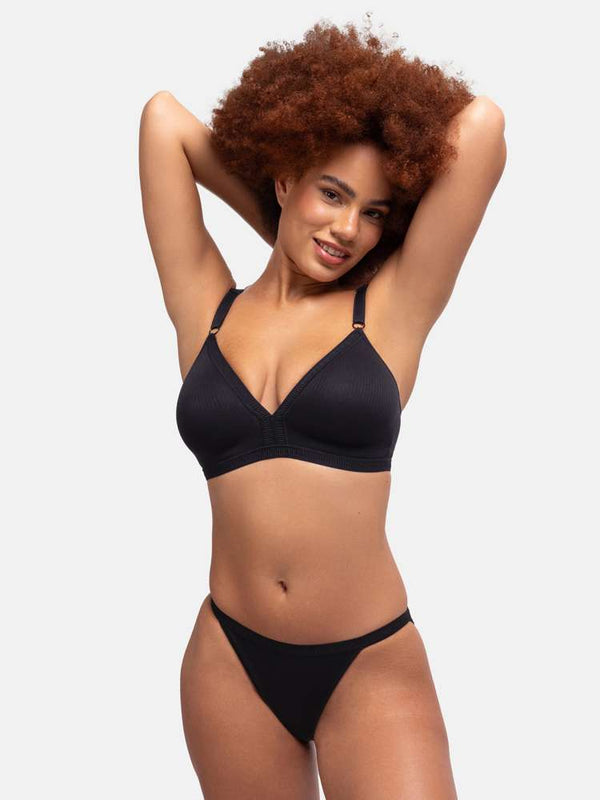 Dorina TIFFANY NON PADDED BRALETTE BLACK