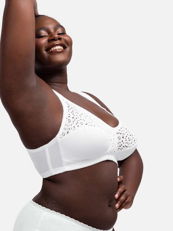 dorina YVONNE NON PADDED BRALETTE WHITE WHITE