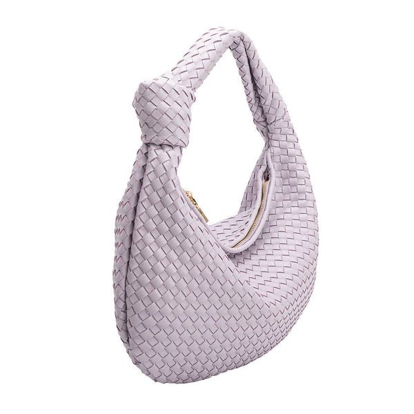 Dottir Brigitte Large Recycled Vegan Shoulder Bag In Lilac